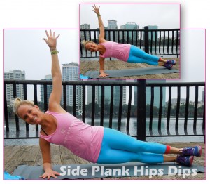 Side Plank Hips Dips